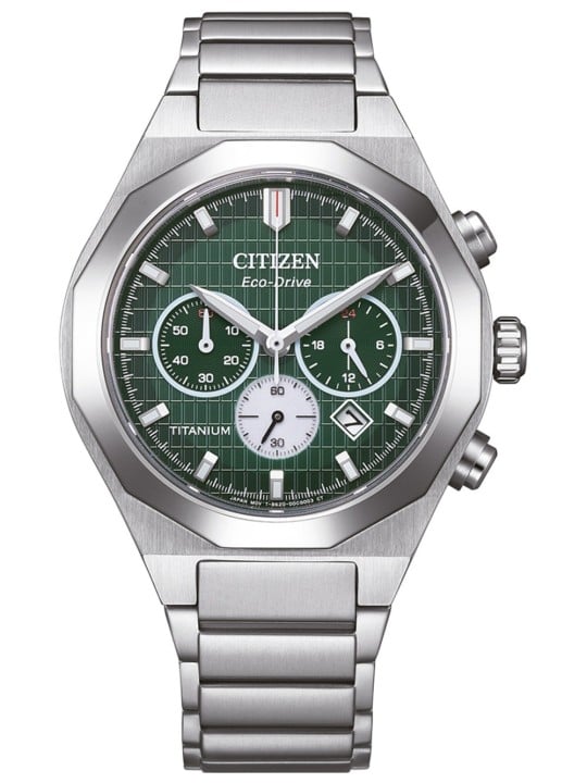 orologio uomo Citizen CA4691-59X Mens Watch Super-Titanium Zenshin Eco-Drive Chrono 41mm 10ATM
