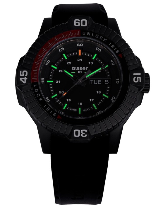 orologio uomo Traser H3 111461 Mens Watch P99 Iris Tactical Limited Edition 46mm 10ATM
