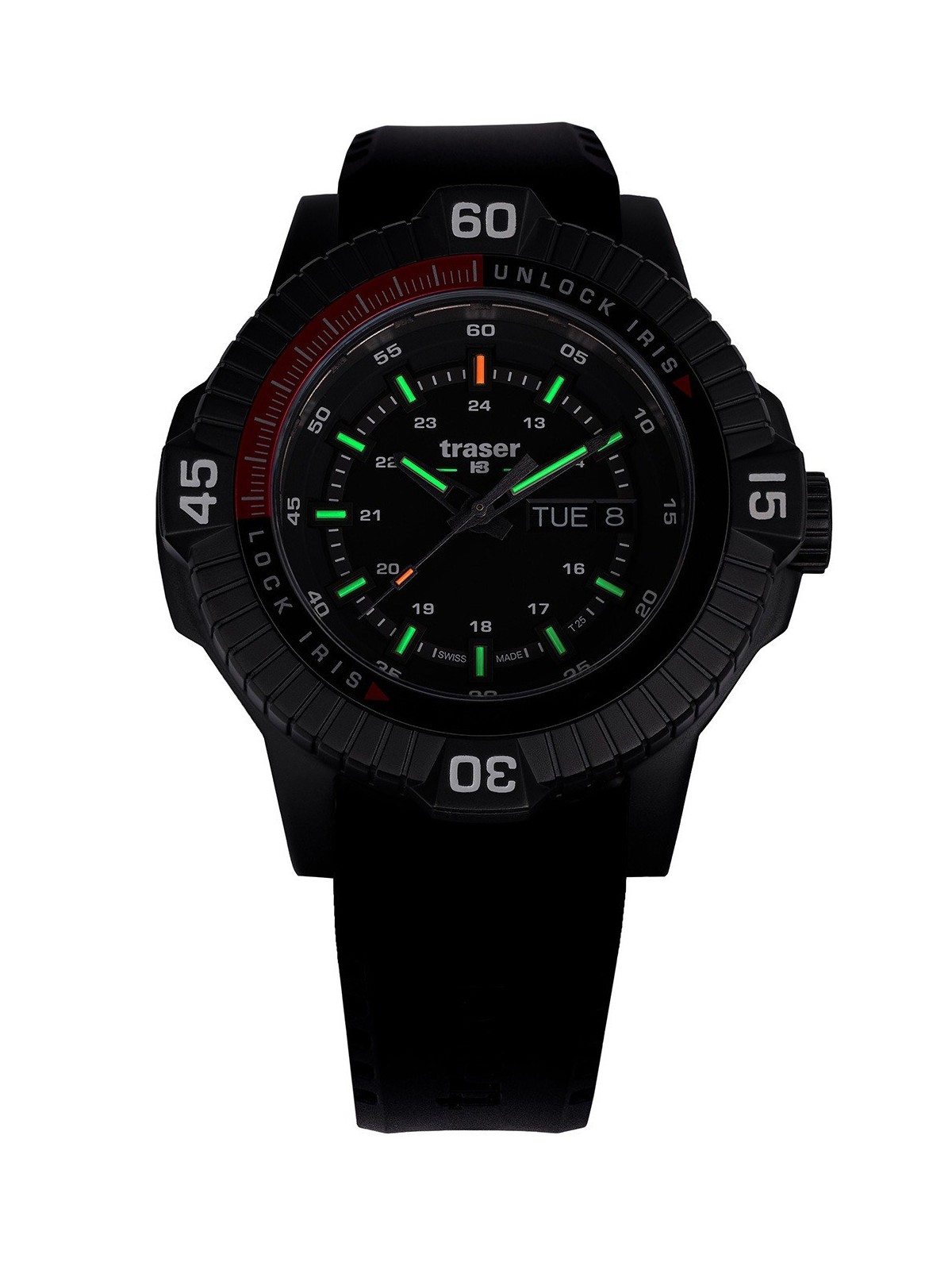 orologio uomo Traser H3 111461 Mens Watch P99 Iris Tactical Limited Edition 46mm 10ATM
