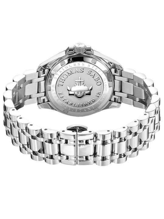 orologio donna Thomas Sabo WA0435 Ladies Watch Divine Jewellery Stone Silver-Colored 33mm 5ATM