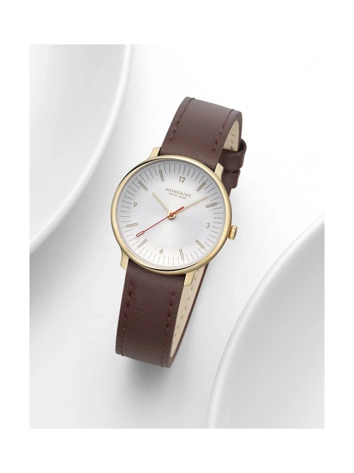 orologio donna Mondaine MLE.33110.LGV Ladies Watch Doppio 33mm 5ATM