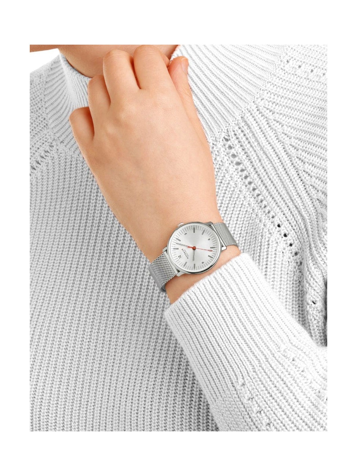 orologio donna Mondaine MLE.33110.SM Ladies Watch Doppio 33mm 5ATM