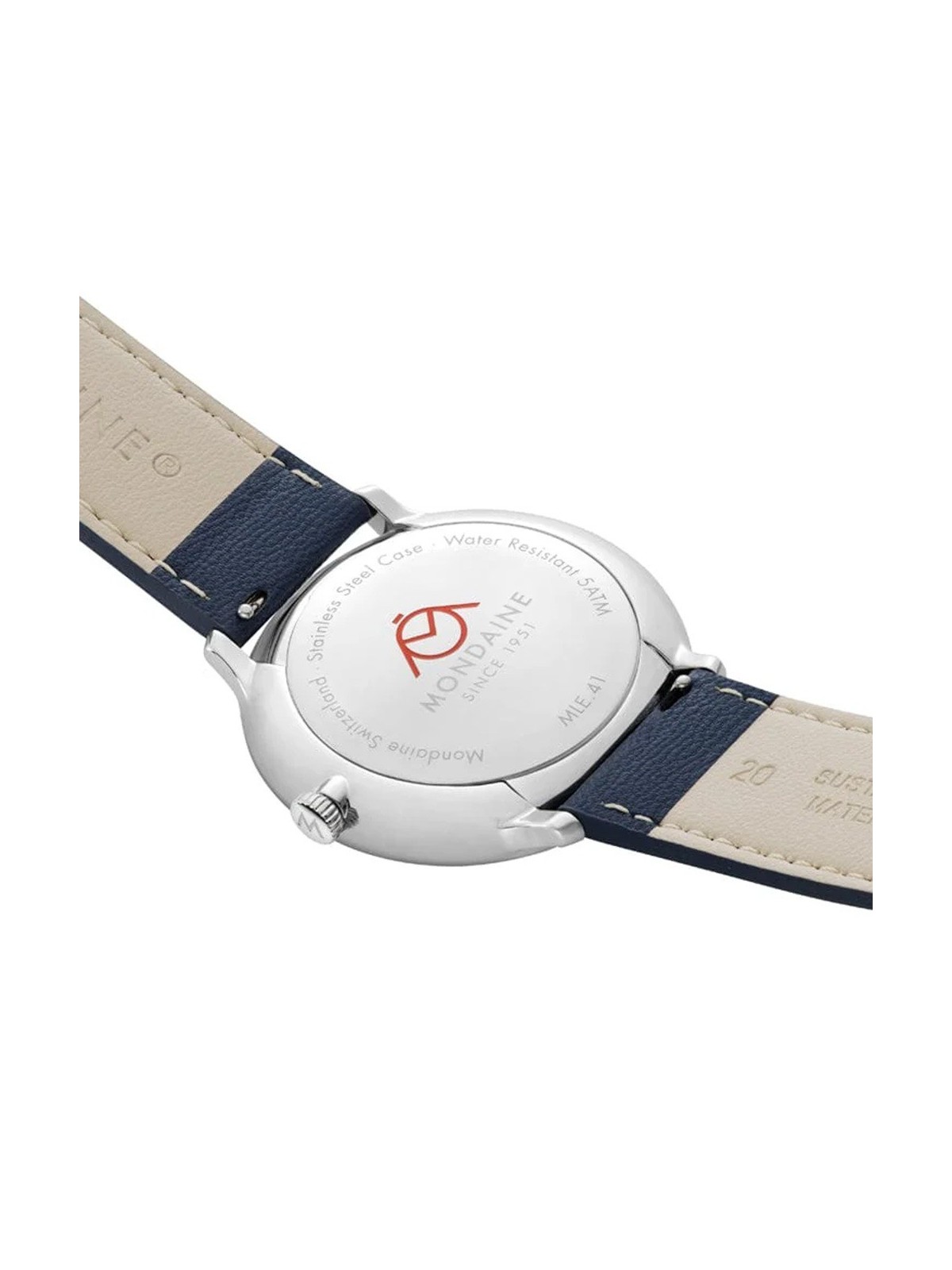 orologio uomo Mondaine MLE.41910.LDV Mens Watch Doppio Solar 41mm 5ATM