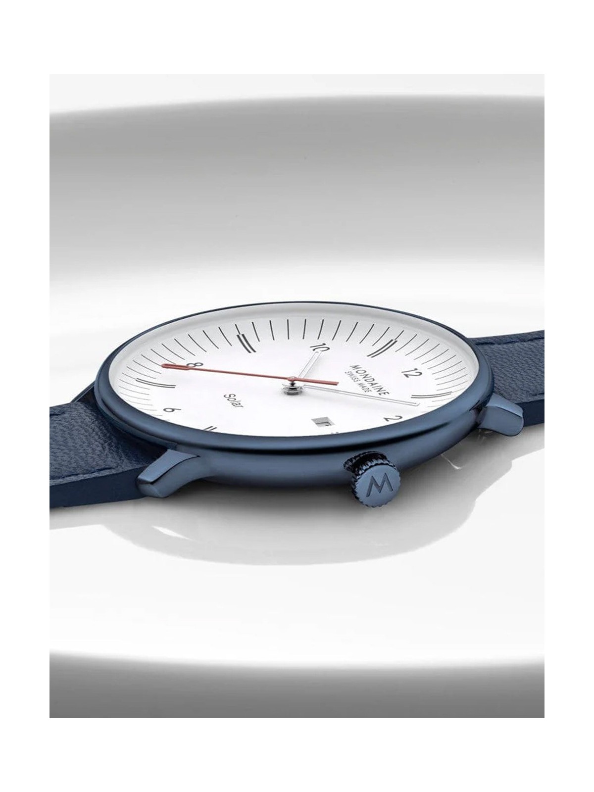 orologio uomo Mondaine MLE.41910.LQV Mens Watch Doppio Solar 41mm 5ATM