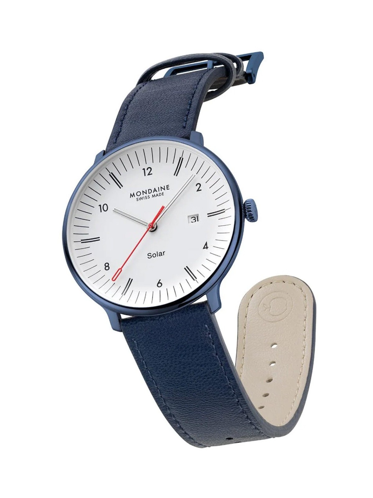 orologio uomo Mondaine MLE.41910.LQV Mens Watch Doppio Solar 41mm 5ATM