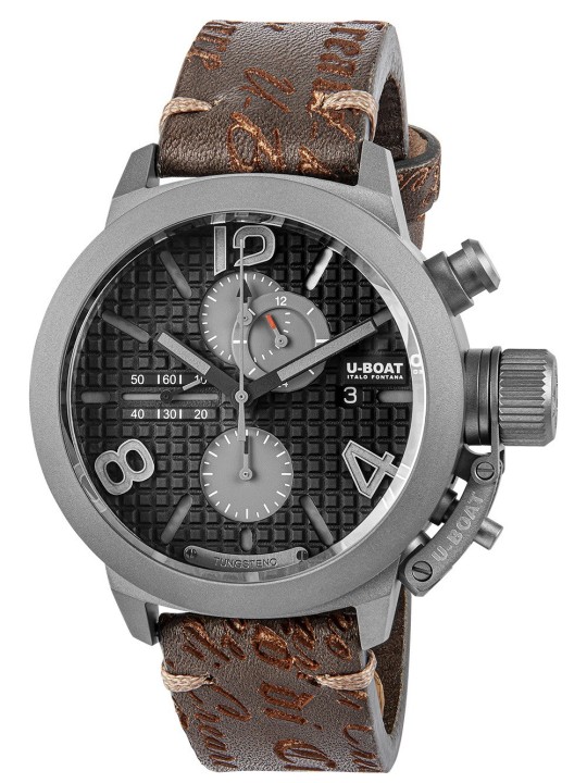 orologio uomo U-Boat 3005 Mens Watch Classico Automatic Chrono Titanium Limited 45mm 10ATM