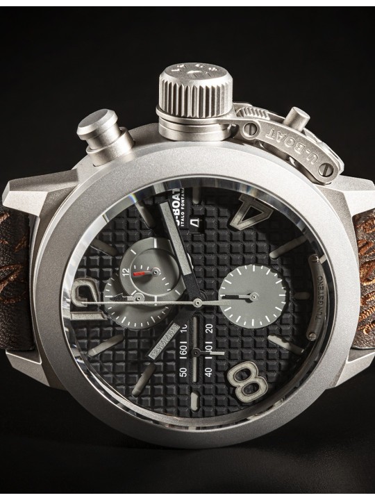 orologio uomo U-Boat 3005 Mens Watch Classico Automatic Chrono Titanium Limited 45mm 10ATM