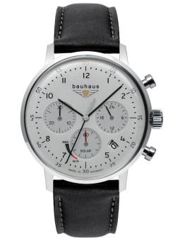 orologio uomo Bauhaus 2086-1 Mens Watch Dessau Solar Chrono 41mm 5ATM