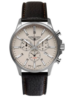 orologio uomo Bauhaus 2880-5 Mens Watch Aviation Chrono Titanium 42mm 10ATM