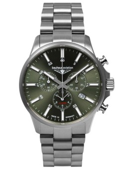 orologio uomo Bauhaus 2880M-4 Mens Watch Aviation Chrono Titanium 42mm 10ATM