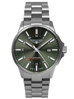 orologio uomo Bauhaus 2868M-4 Mens Watch Aviation Automatic Titanium 42mm 10ATM