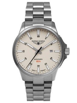 orologio uomo Bauhaus 2868M-5 Mens Watch Aviation Automatic Titanium 42mm 10ATM