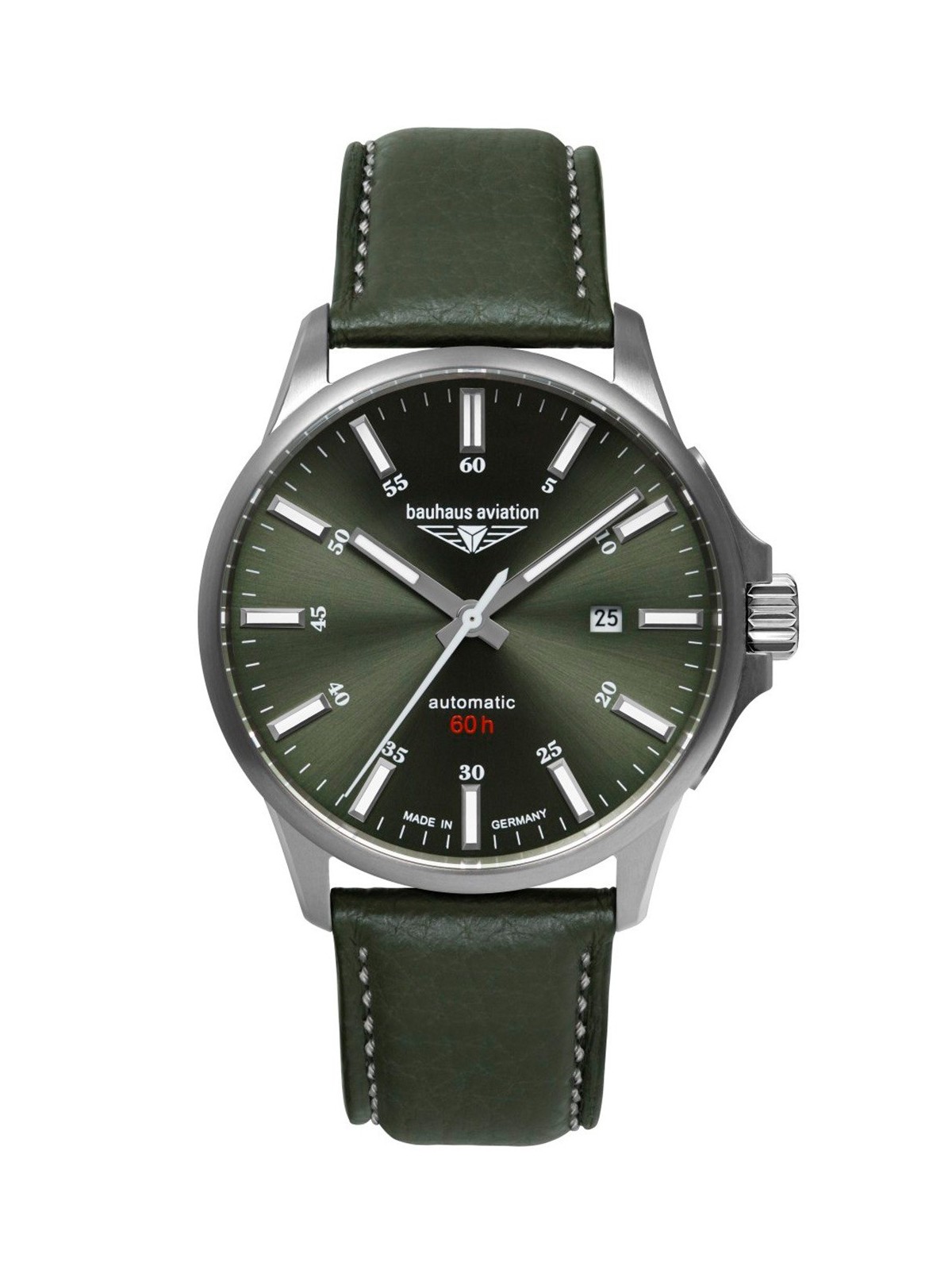 orologio uomo Bauhaus 2864-4 Mens Watch Aviation Automatic Titanium 42mm 10ATM