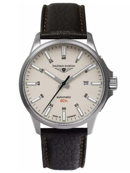 orologio uomo Bauhaus 2864-5 Mens Watch Aviation Automatic Titanium 42mm 10ATM