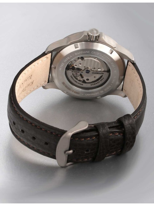 orologio uomo Bauhaus 2864-5 Mens Watch Aviation Automatic Titanium 42mm 10ATM