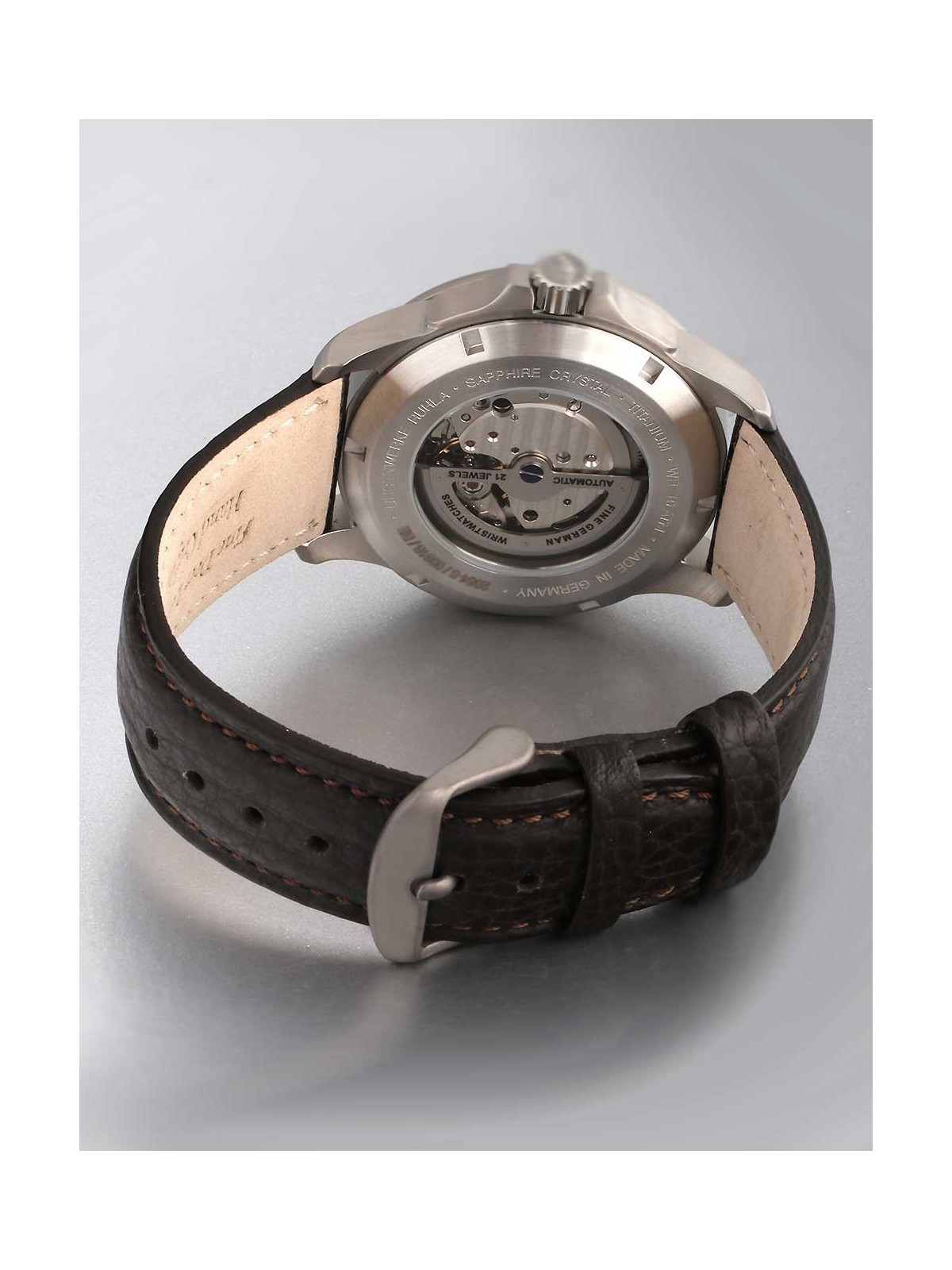 orologio uomo Bauhaus 2864-5 Mens Watch Aviation Automatic Titanium 42mm 10ATM