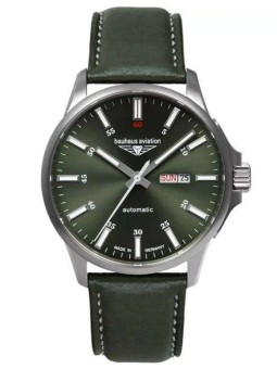 orologio uomo Bauhaus 2866-4 Mens Watch Aviation Automatic Titanium 42mm 10ATM