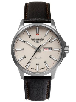 orologio uomo Bauhaus 2866-5 Mens Watch Aviation Automatic Titanium 42mm 10ATM
