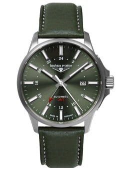 orologio uomo Bauhaus 2868-4 Mens Watch Aviation Automatic Titanium 42mm 10ATM