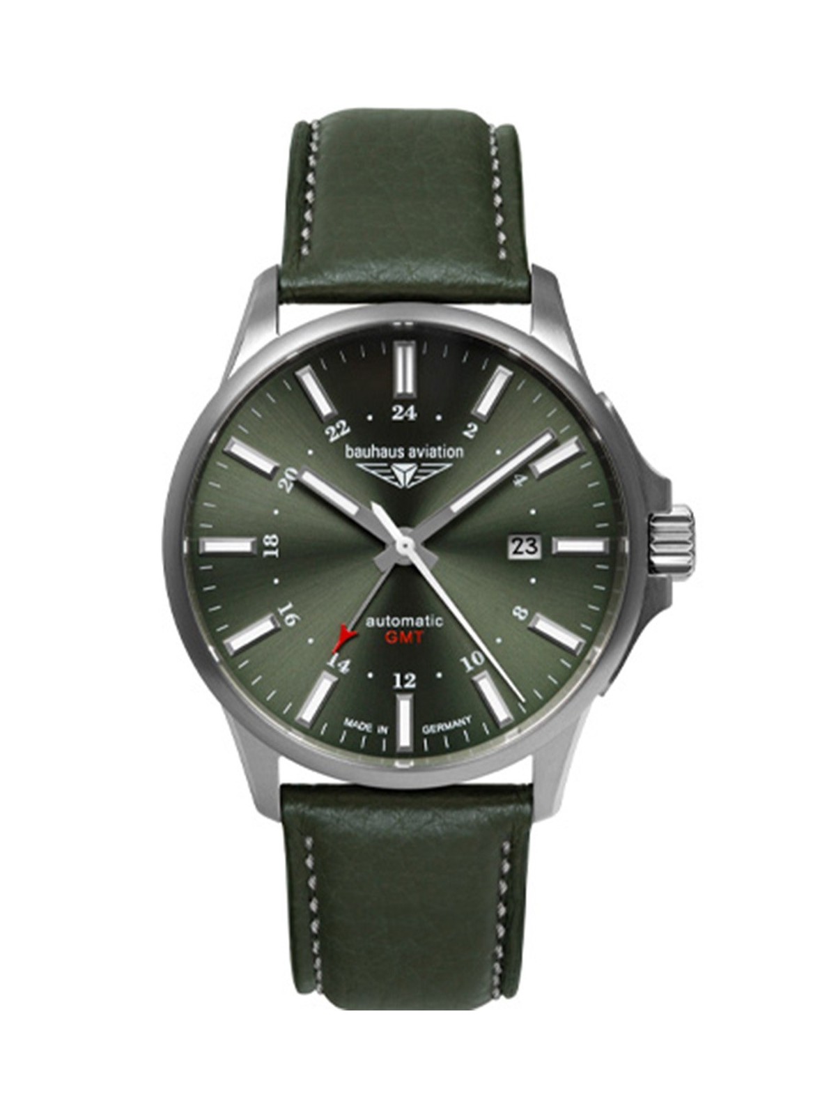 orologio uomo Bauhaus 2868-4 Mens Watch Aviation Automatic Titanium 42mm 10ATM