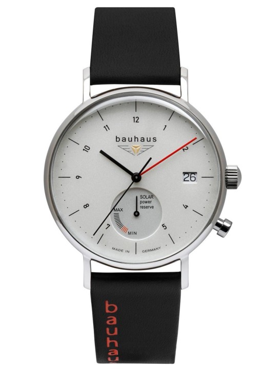 orologio uomo Bauhaus 2112-1 Mens Watch Classic Solar 41mm 5ATM