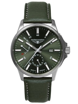orologio uomo Bauhaus 2860-4 Mens Watch Aviation Automatic Titanium 42mm 10ATM