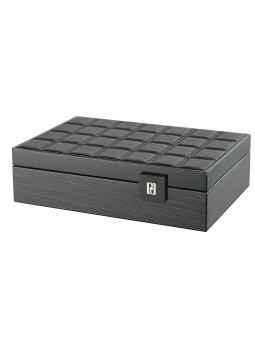 scatola orologio Paul Design 20110 Collector Watch Box [10] Black Apricot