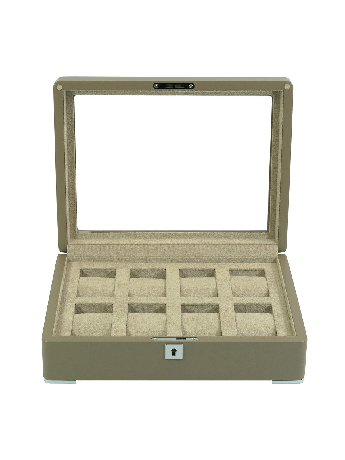 scatola orologio Rothenschild RS-3420-8-TA-TAN Watch Box Brown [8] with beige velvet