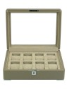 scatola orologio Rothenschild RS-3420-8-TA-TAN Watch Box Brown [8] with beige velvet