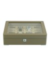 scatola orologio Rothenschild RS-3420-8-TA-TAN Watch Box Brown [8] with beige velvet