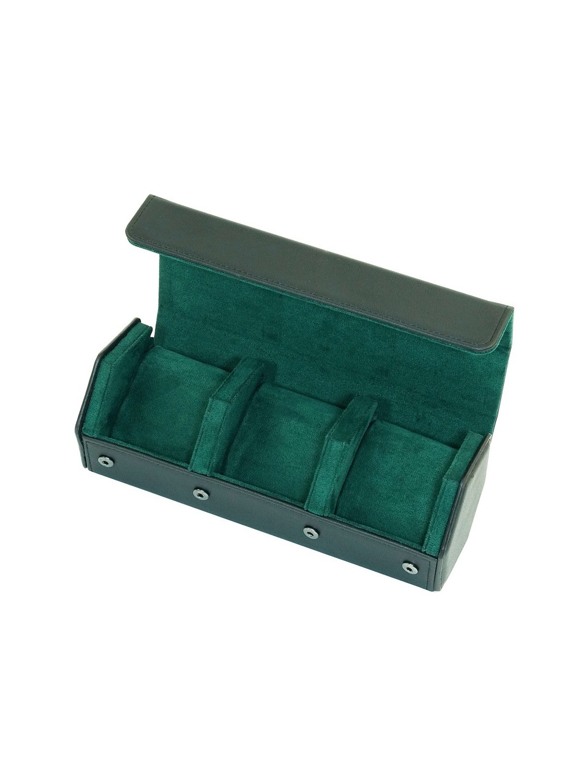 scatola orologio Rothenschild RS-3176-3-BL-GN Watch Roll Black-Green [3]