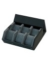 scatola orologio Rothenschild RS-3178-6-BL-GY Watch Storage Box Black-Grey [6]