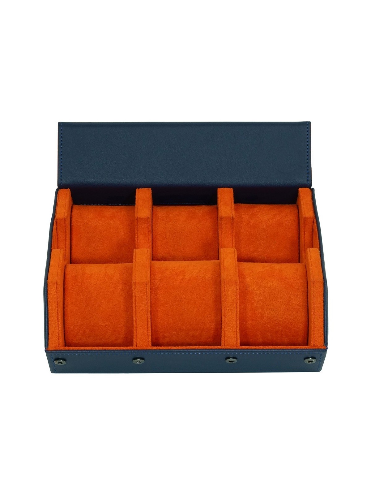 scatola orologio Rothenschild RS-3178-6-BLU-ORG Watch Storage Box Blue-Orange [6]