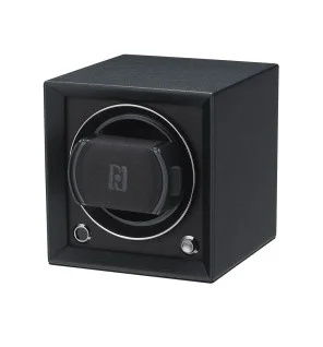 avvolgitore orologio Paul Design Watch Winder Gentlemen 1 PU leather black 20106