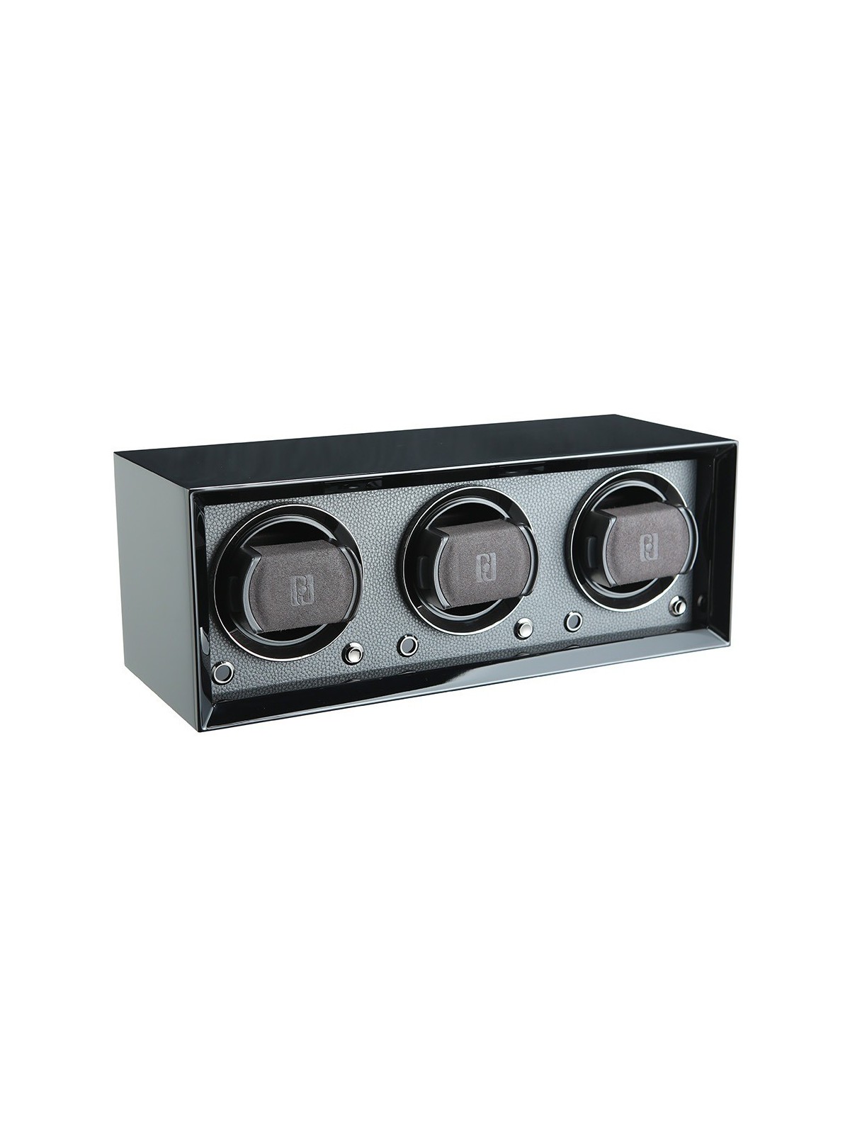 avvolgitore orologio Paul Design Watch Winder Gentlemen 3 Black 20073