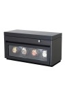 avvolgitore orologio Paul Design Watch Winder Gentlemen 4+6 Black Apricot 20055