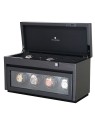 avvolgitore orologio Paul Design Watch Winder Gentlemen 4+6 Black Apricot 20055