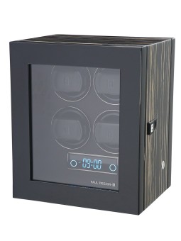 avvolgitore orologio Paul Design Watch Winder Gentlemen 4 Black Shadow 20100