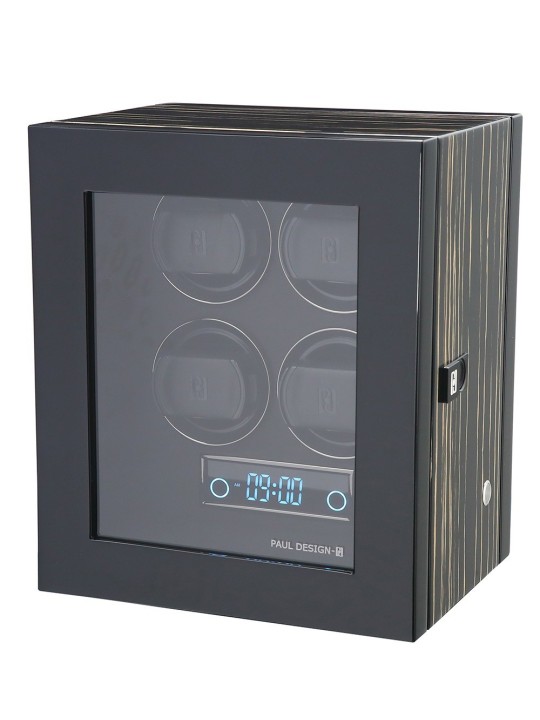 avvolgitore orologio Paul Design Watch Winder Gentlemen 4 Black Shadow 20100