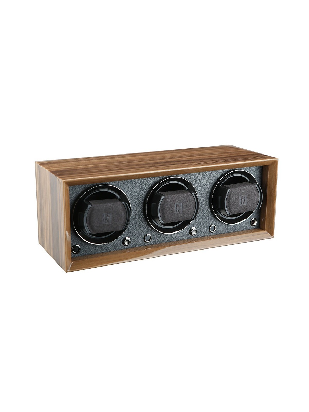 avvolgitore orologio Paul Design Watch Winder Gentlemen 3 Walnut 20076