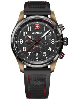orologio uomo Wenger 01.0543.113 Mens Watch Terragraph Chrono 43mm 10ATM