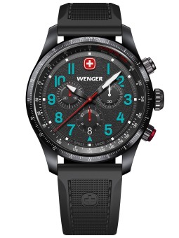 orologio uomo Wenger 01.0543.116 Mens Watch Terragraph Chrono 43mm 10ATM