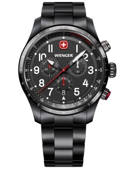 orologio uomo Wenger 01.0543.117 Mens Watch Terragraph Chrono 43mm 10ATM