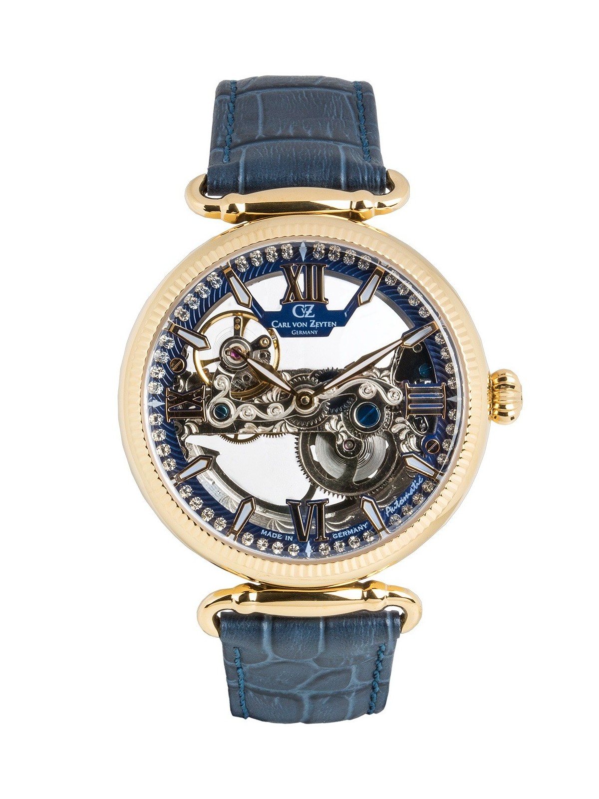 orologio donna Carl von Zeyten CVZ0083GBLS Ladies Watch Häusern Automatic Limited Edition 42mm 3ATM