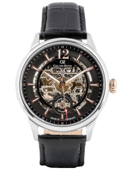 orologio uomo Carl von Zeyten CVZ0080BKRS Mens Watch Schramberg Automatic Limited Edition 43mm 5ATM