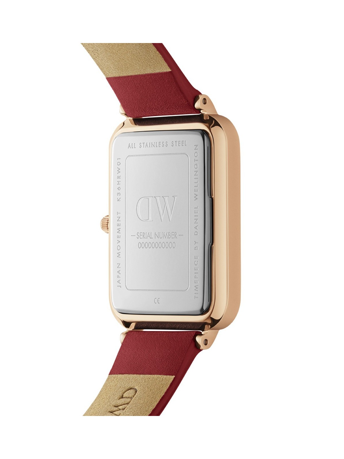 orologio donna Daniel Wellington DW00100453 Ladies Watch Quadro Pressed Suffolk 36mm 3ATM
