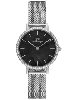 orologio donna Daniel Wellington DW00100661 Ladies Watch Petite Lumine Bezel Sterling Black 28mm 3ATM