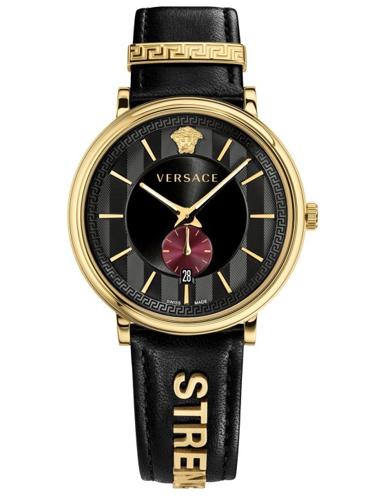 orologio uomo Versace VBQ050017 Mens Watch V-Circle 42mm 5ATM