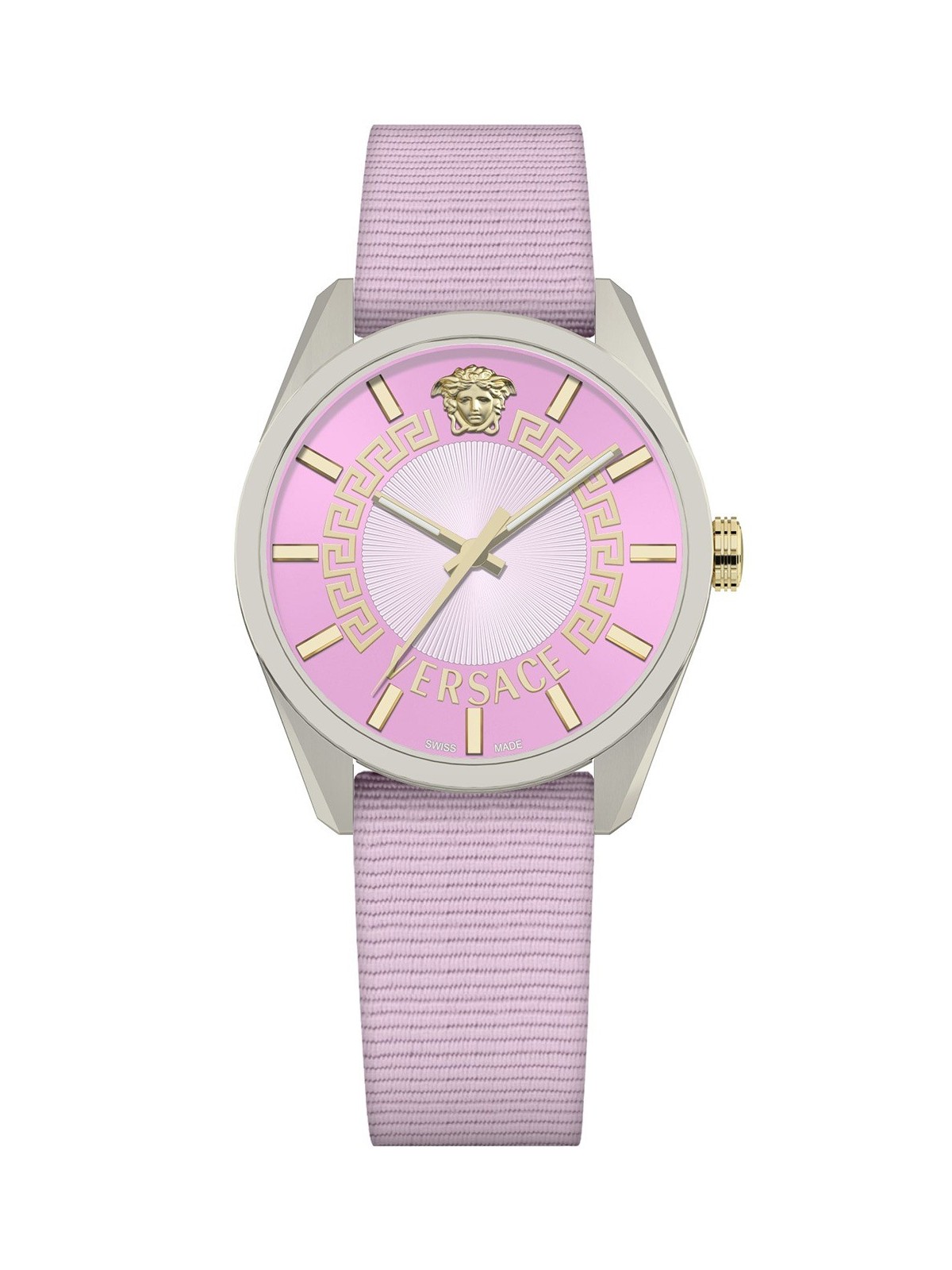 orologio donna Versace VE8A00124 Ladies Watch New V-Circle 36mm 5ATM
