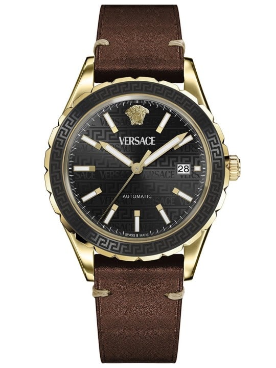orologio uomo Versace VEQCA0224 Mens Watch Hellenyium Automatic Chrono 42mm 5ATM